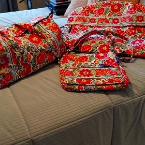 Vera Bradley travel set